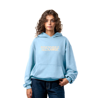 Felpa Hoodie "Insensibile All'Amore"