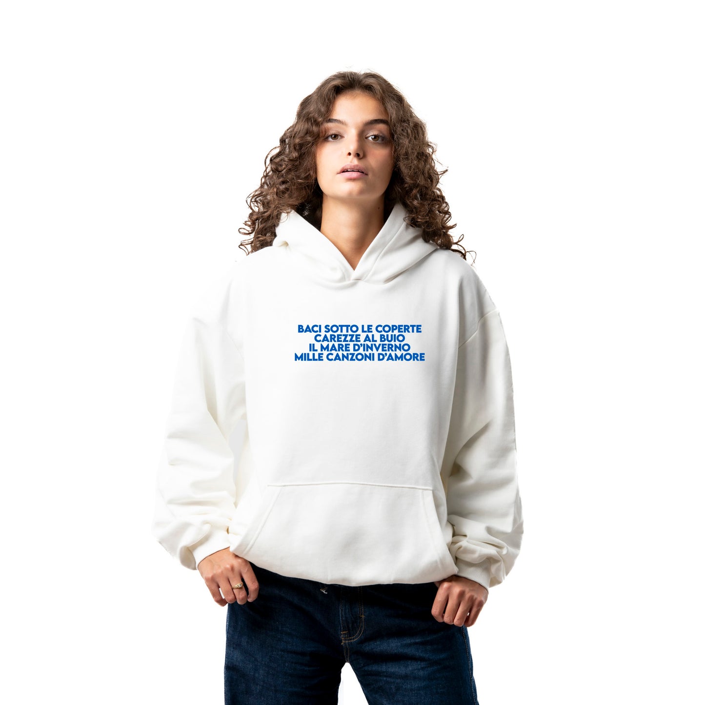 Felpa Hoodie "Baci Sotto Le Coperte"