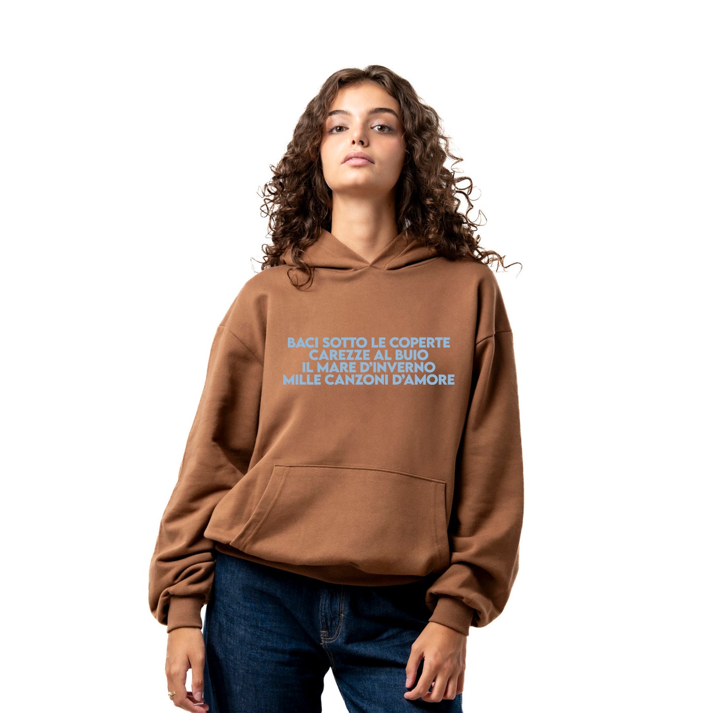 Felpa Hoodie "Baci Sotto Le Coperte"