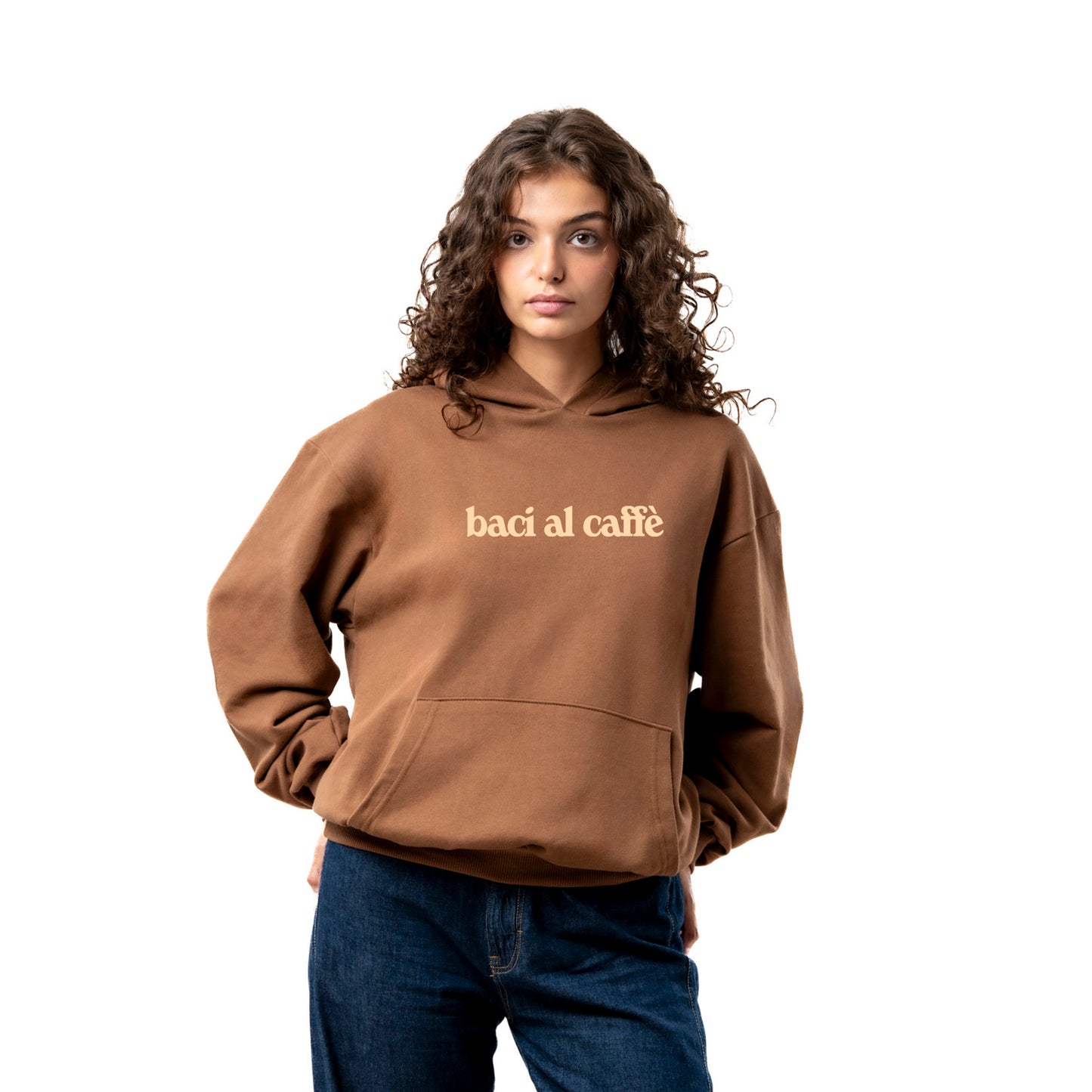 Felpa Hoodie "Baci Al Caffè"