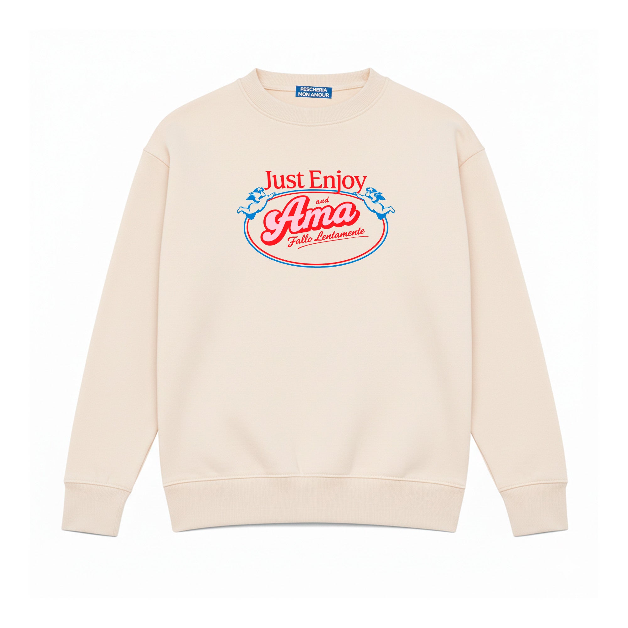 Felpa Girocollo “Just enjoy"