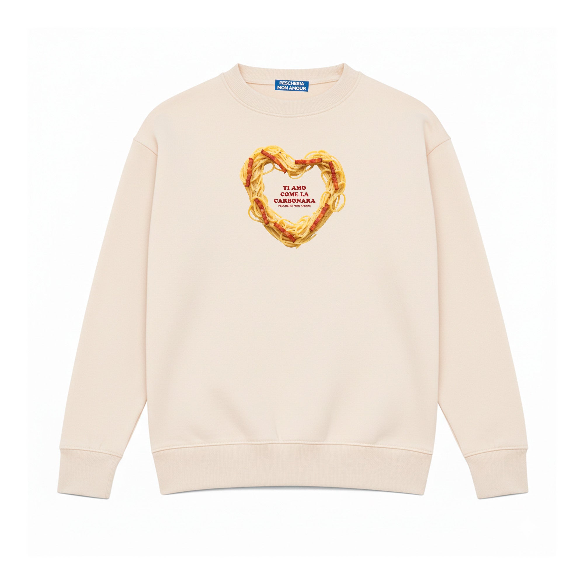 Felpa Girocollo “Carbonara"