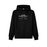 Felpa hoodie "Ti amo più del caffè"