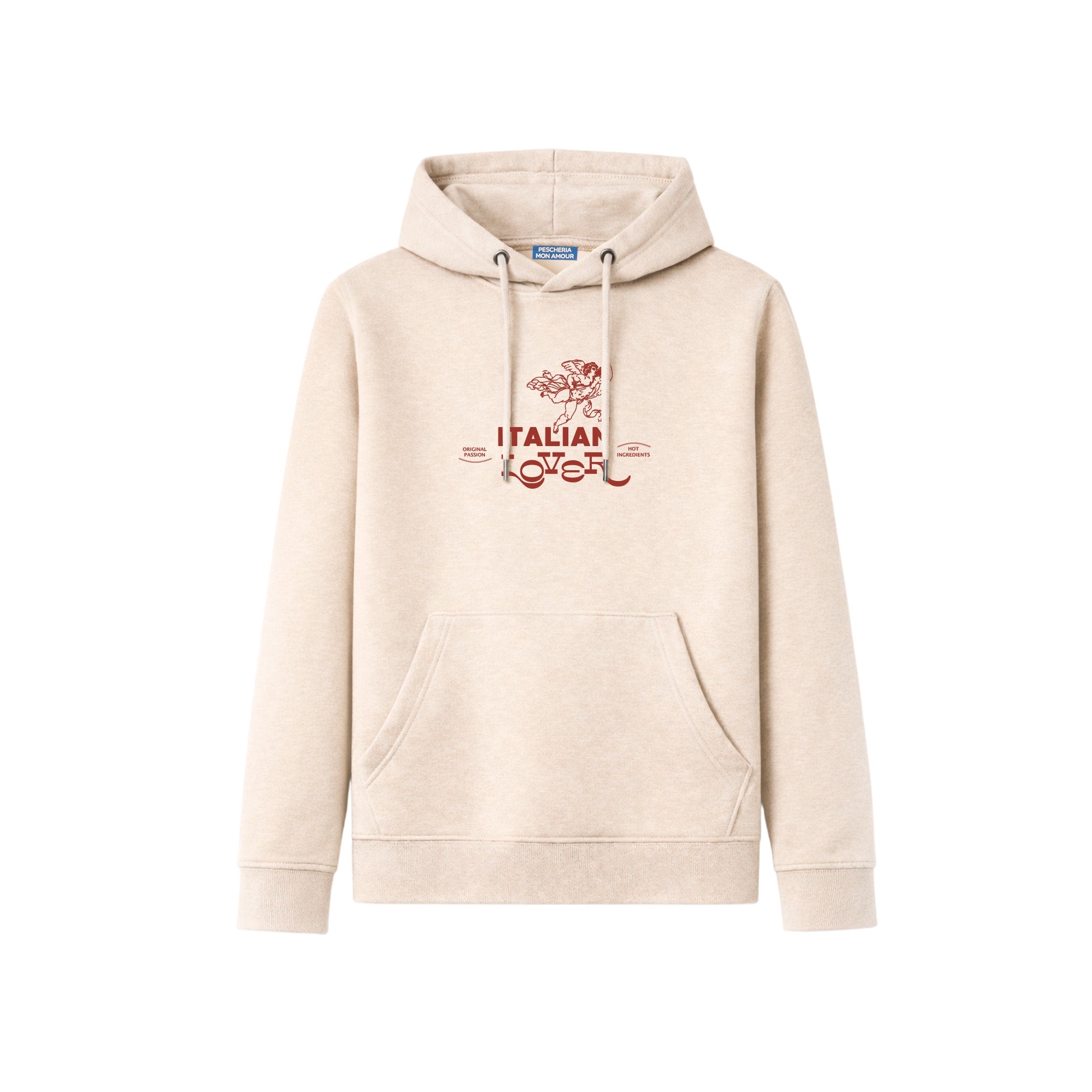 Felpa hoodie “Italian lover"
