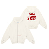Full zip "Cosa ti amo a fare"