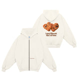 Full zip "Latte e biscotti"