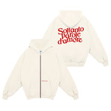 Full zip "Soltanto parole d'amore"