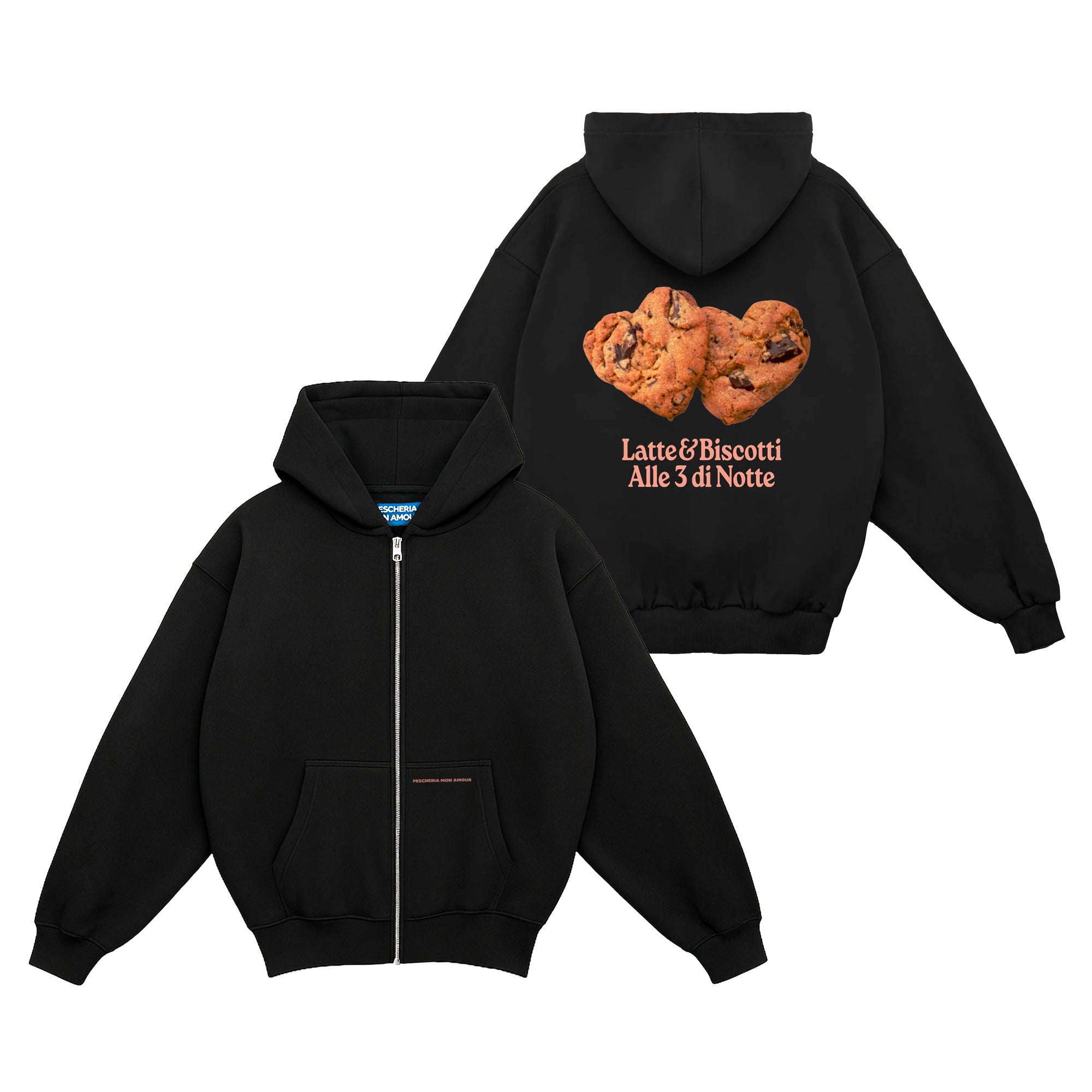 Full zip "Latte e biscotti"