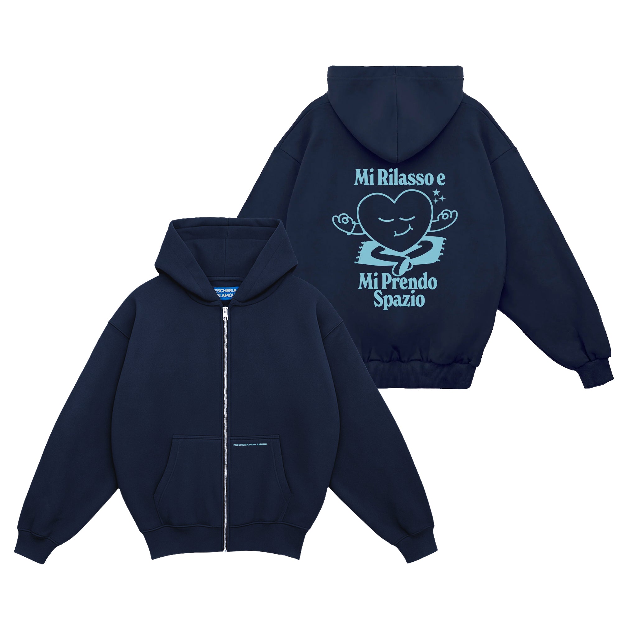 Full zip "Mi rilasso"