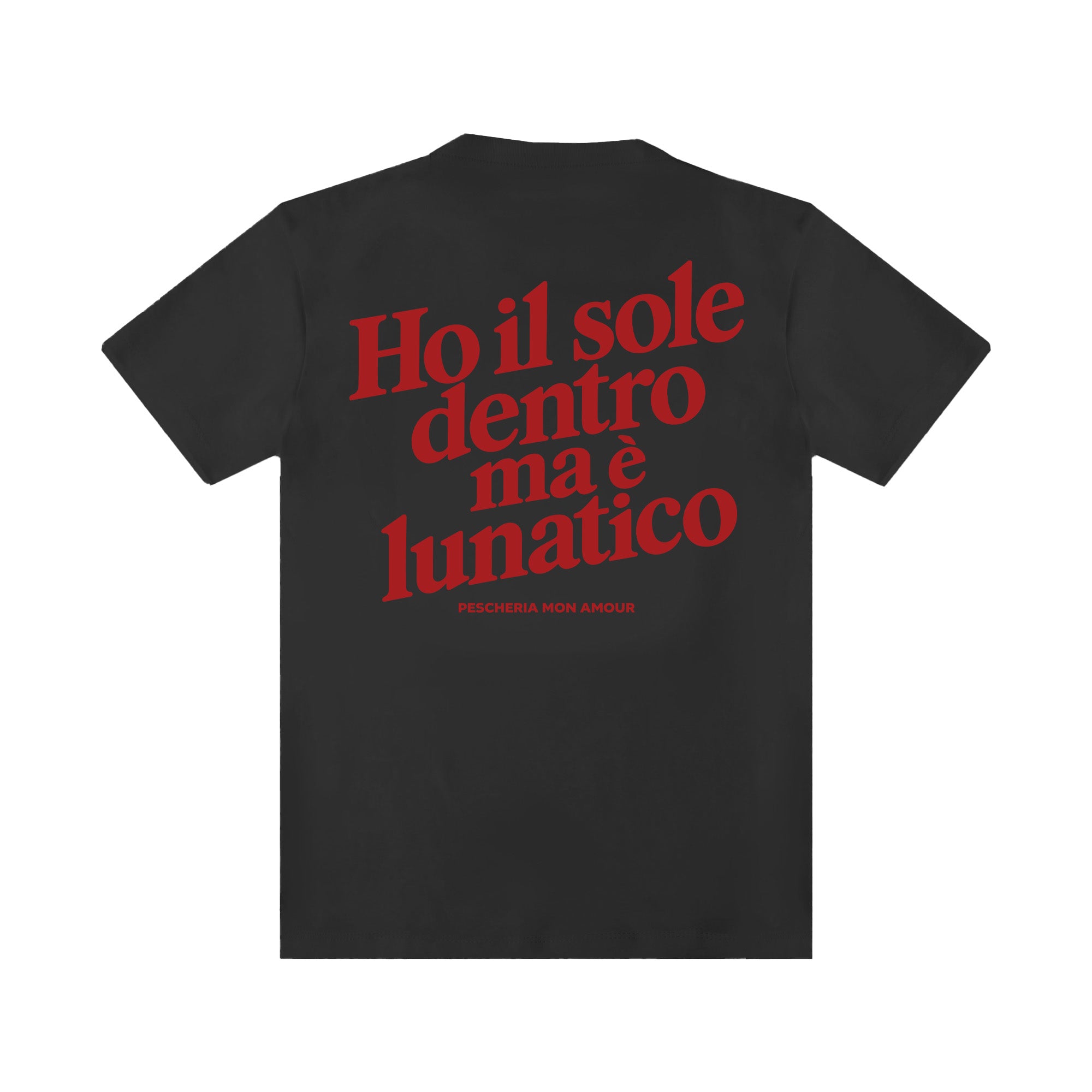 T-shirt “Ho il sole dentro ma è lunatico"