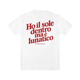 T-shirt “Ho il sole dentro ma è lunatico"