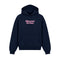 Hoodie Abbracciami Che Passa Blu Navy