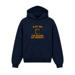 Hoodie Eat Me Blu Navy