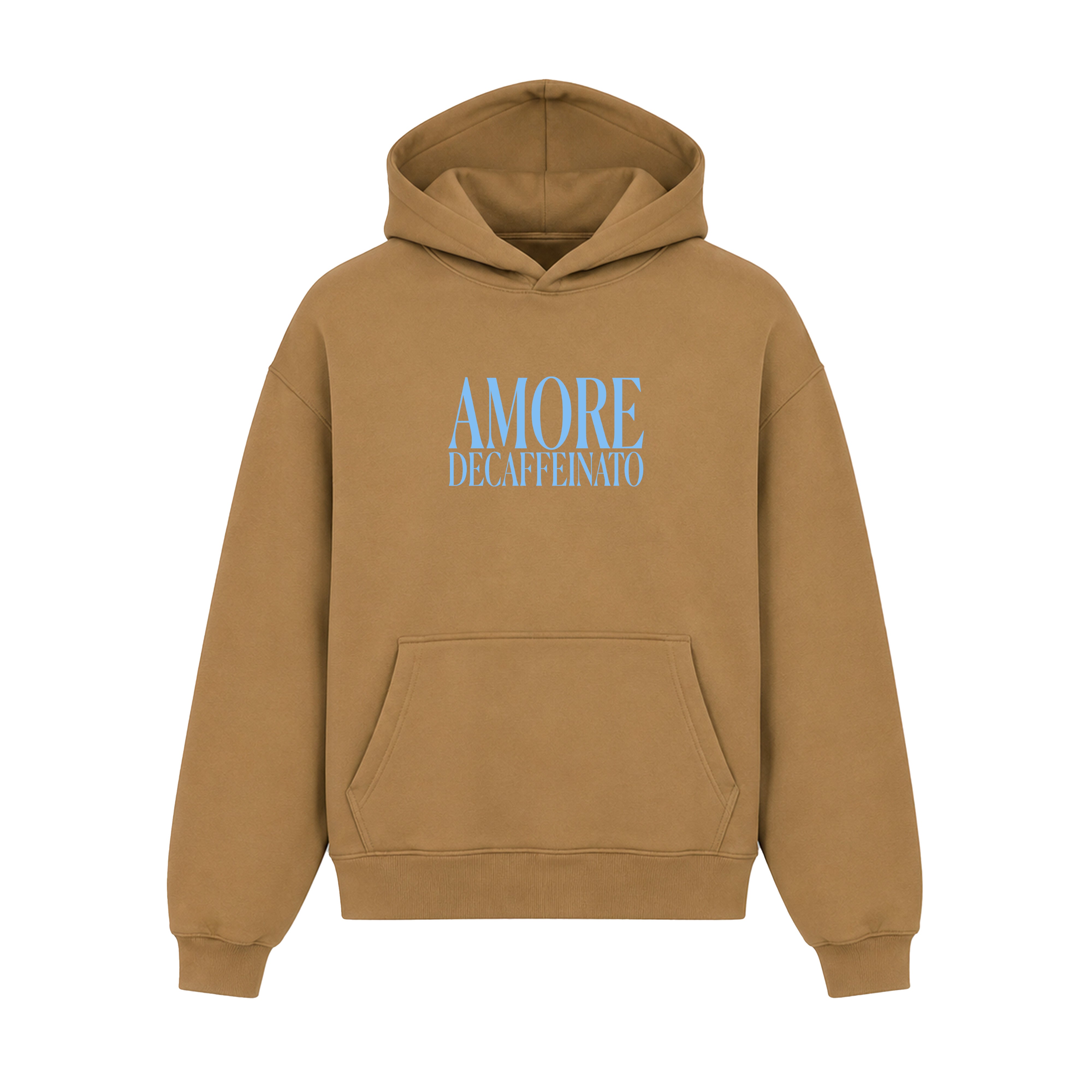 Hoodie Amore Decaffeinato Tabacco