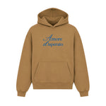 Hoodie Amore Disperato Tabacco