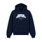 Hoodie Penso Che Penso Troppo Blu Navy