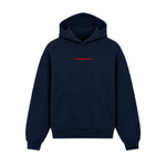 Hoodie Sarà Perché Ti Amo Blu Navy fronte