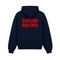 Hoodie Baciami Ancora Blu Navy retro