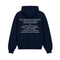 Hoodie Cose Che Mi Fanno Stare Bene Blu Navy retro