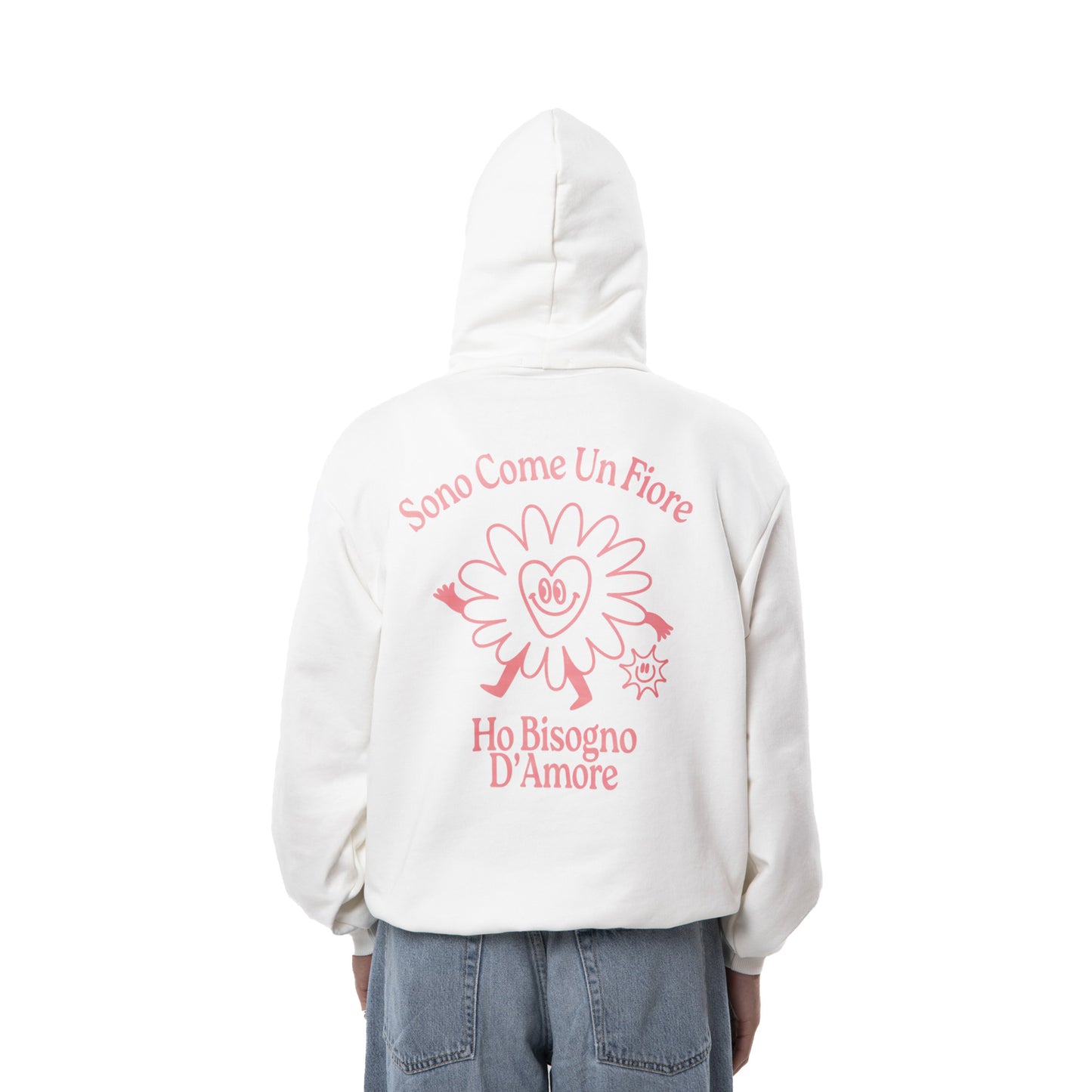 Felpa Hoodie "Sono come un fiore"