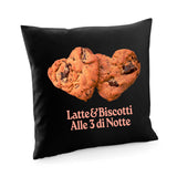 Fodera cuscino Latte e biscotti