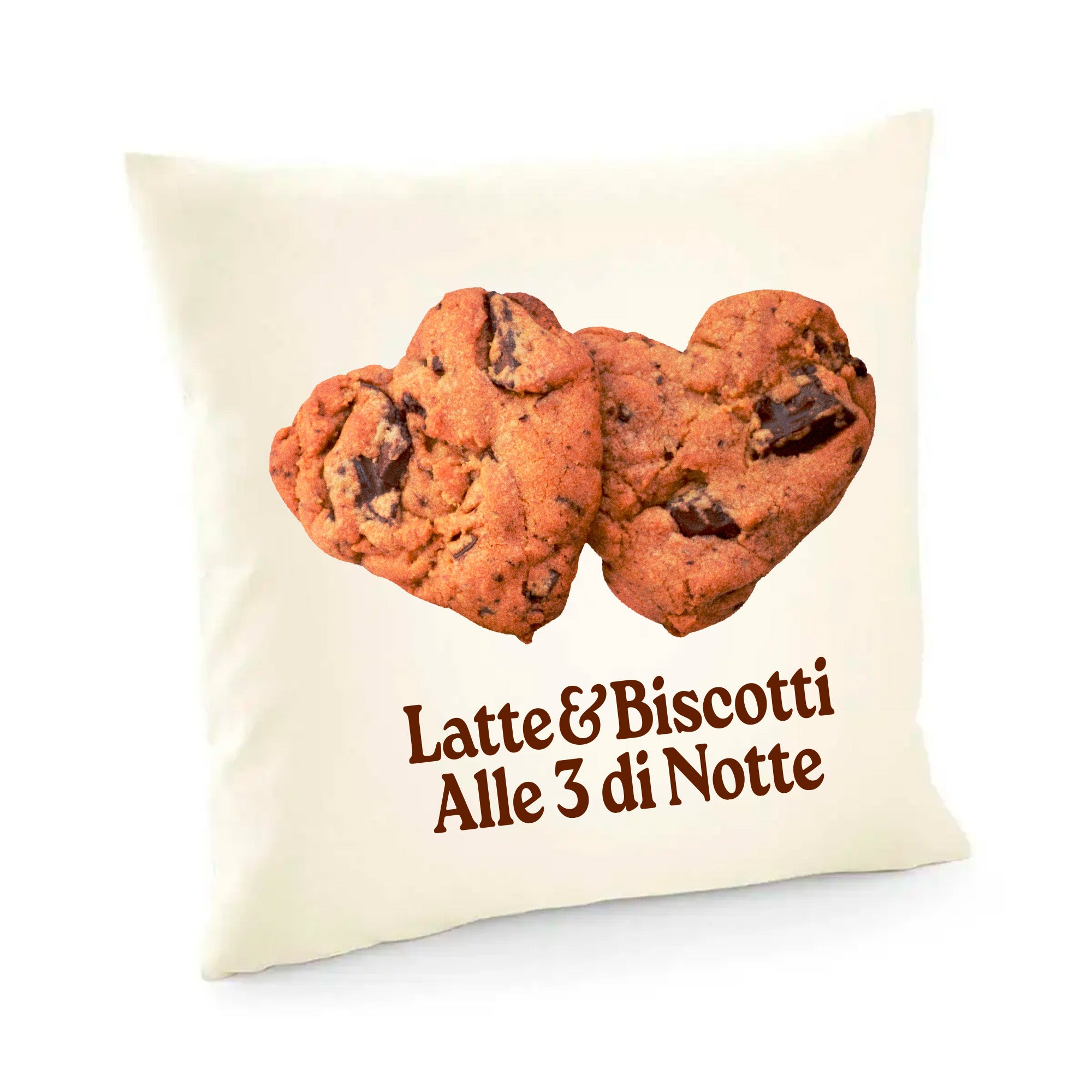 Fodera cuscino Latte e biscotti