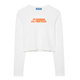 Long Sleeve Cropped Box “Negroni"