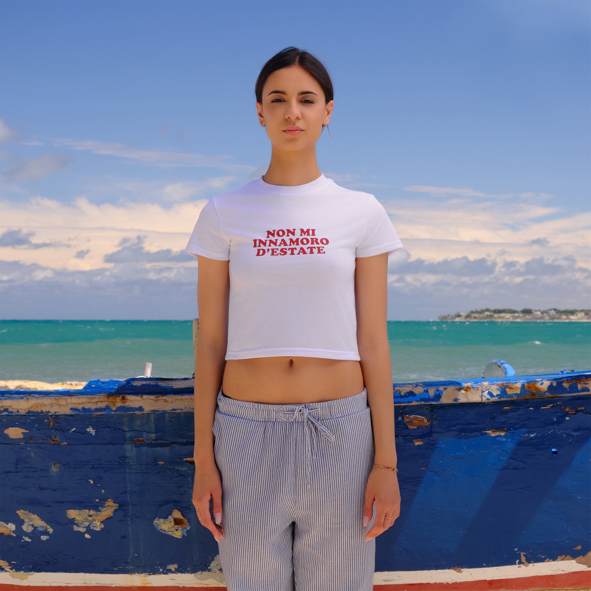 Baby Tee "Non mi innamoro d'estate"