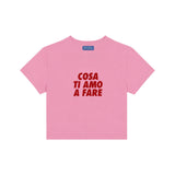 Baby Tee „Co kocham cię robić”