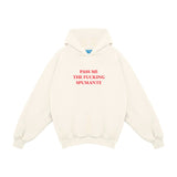 Felpa hoodie Pass me spumante