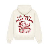 Hoodie "Più pasta meno drama"