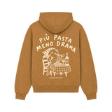 Hoodie "Più pasta meno drama"