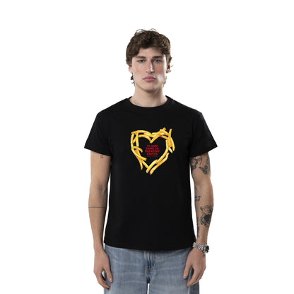 T-shirt "Ti amo come le patatine fritte"