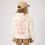 Hoodie kids "Sono come un fiore"