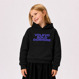 Hoodie kids "Volevo solo dormire"