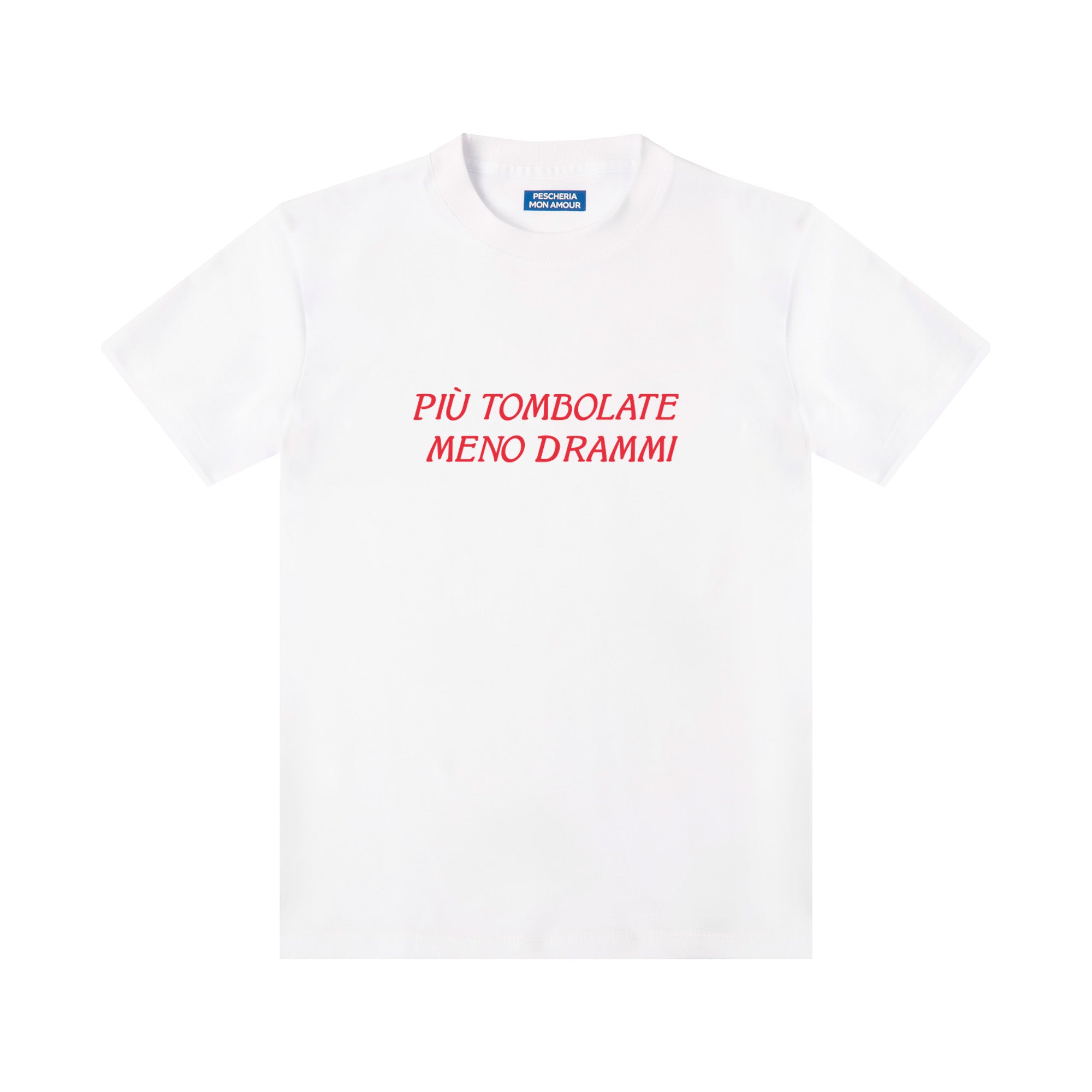 T-shirt Più tombolate meno drammi