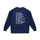 Felpa Girocollo "Più amore..."