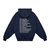 Full zip "Più amore"