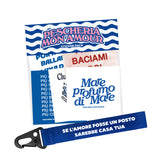 Sticker pack con portachiavi "Se l'amore fosse un posto"