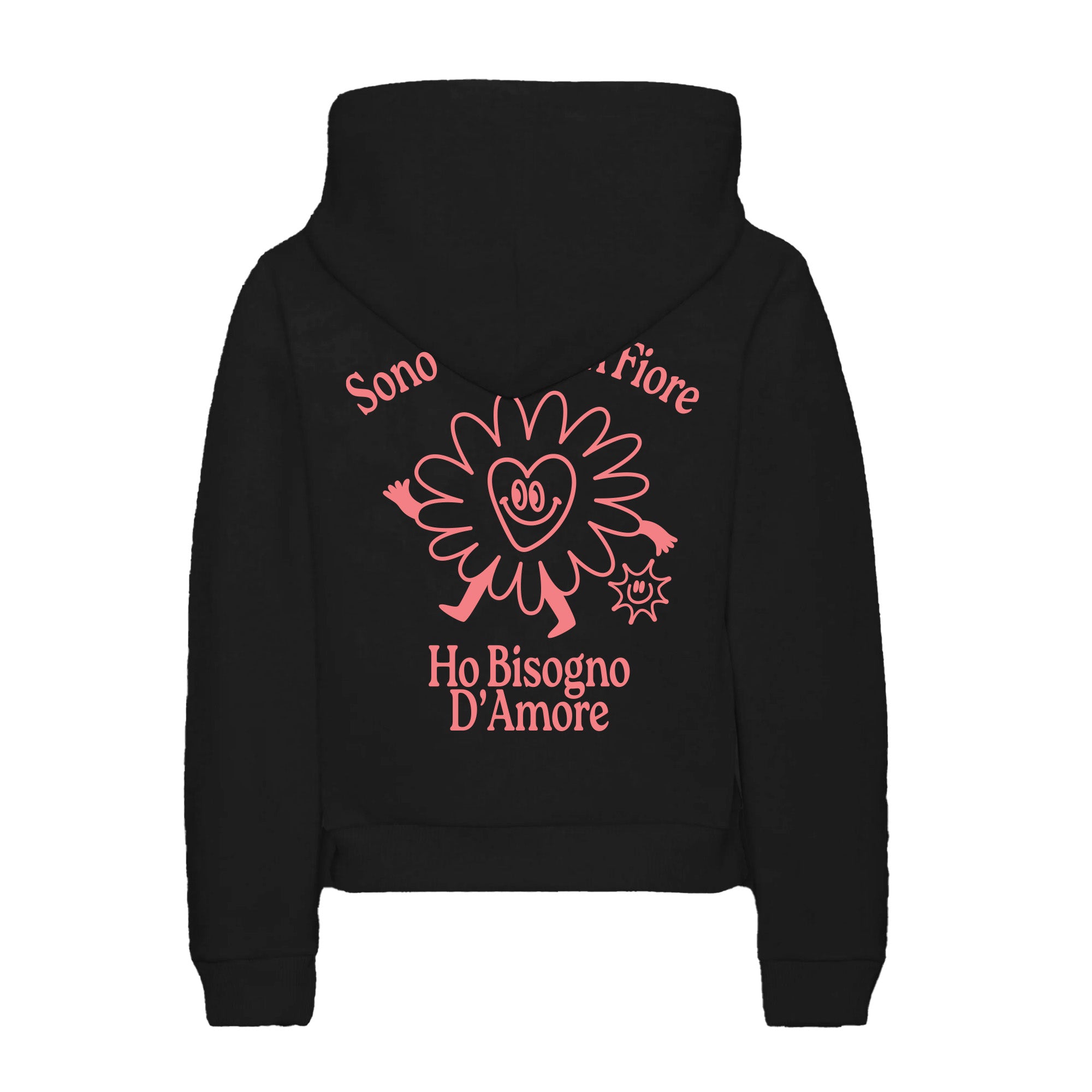 Hoodie kids "Sono come un fiore"