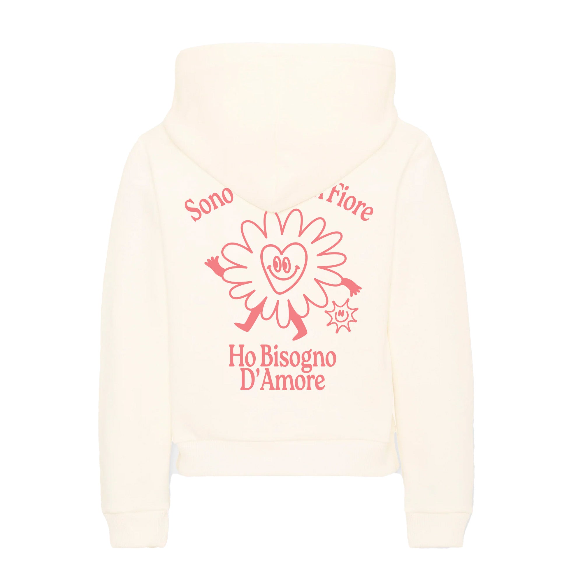 Hoodie kids "Sono come un fiore"