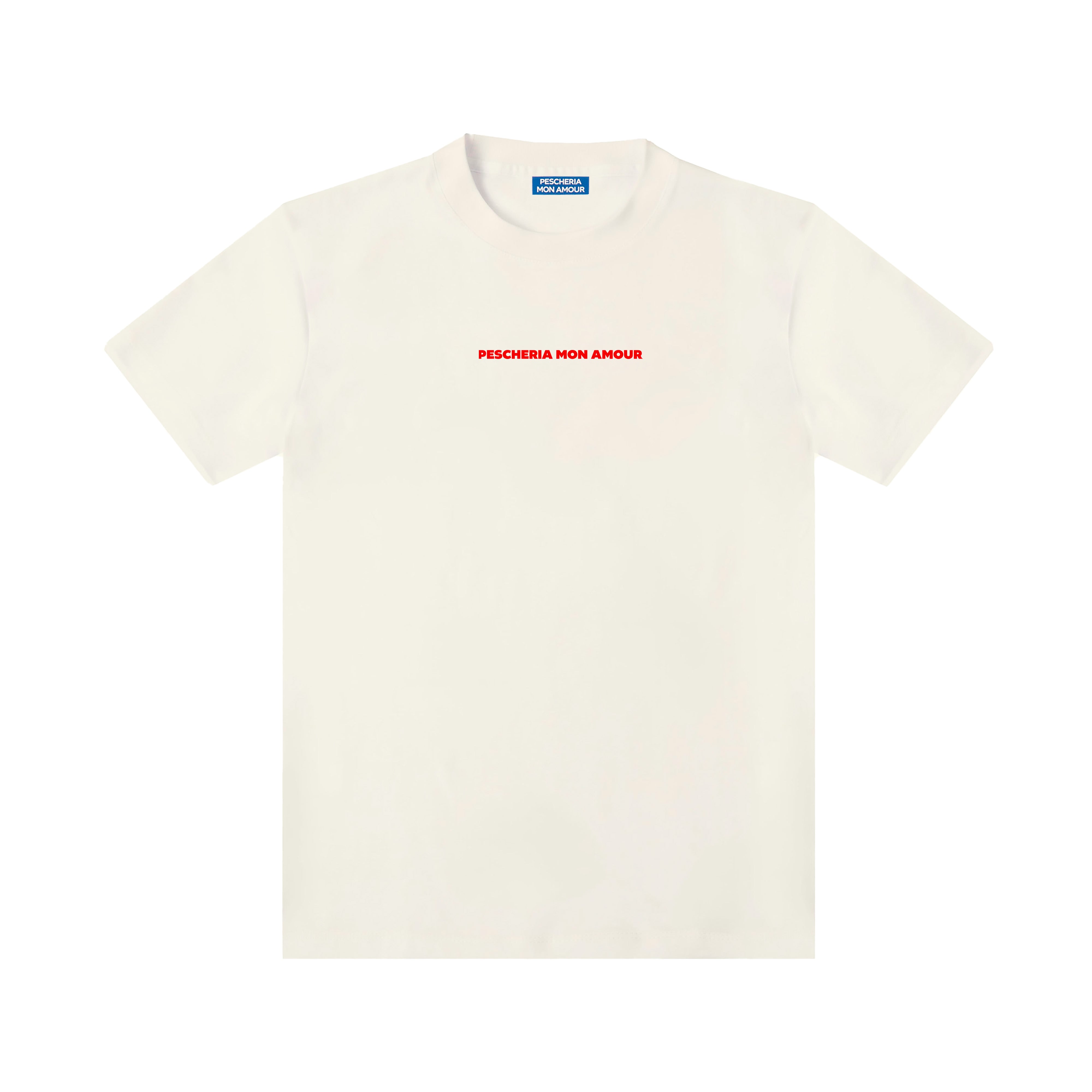 T-shirt Baciami Ancora Panna fronte