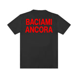 T-shirt Baciami Ancora Nero retro