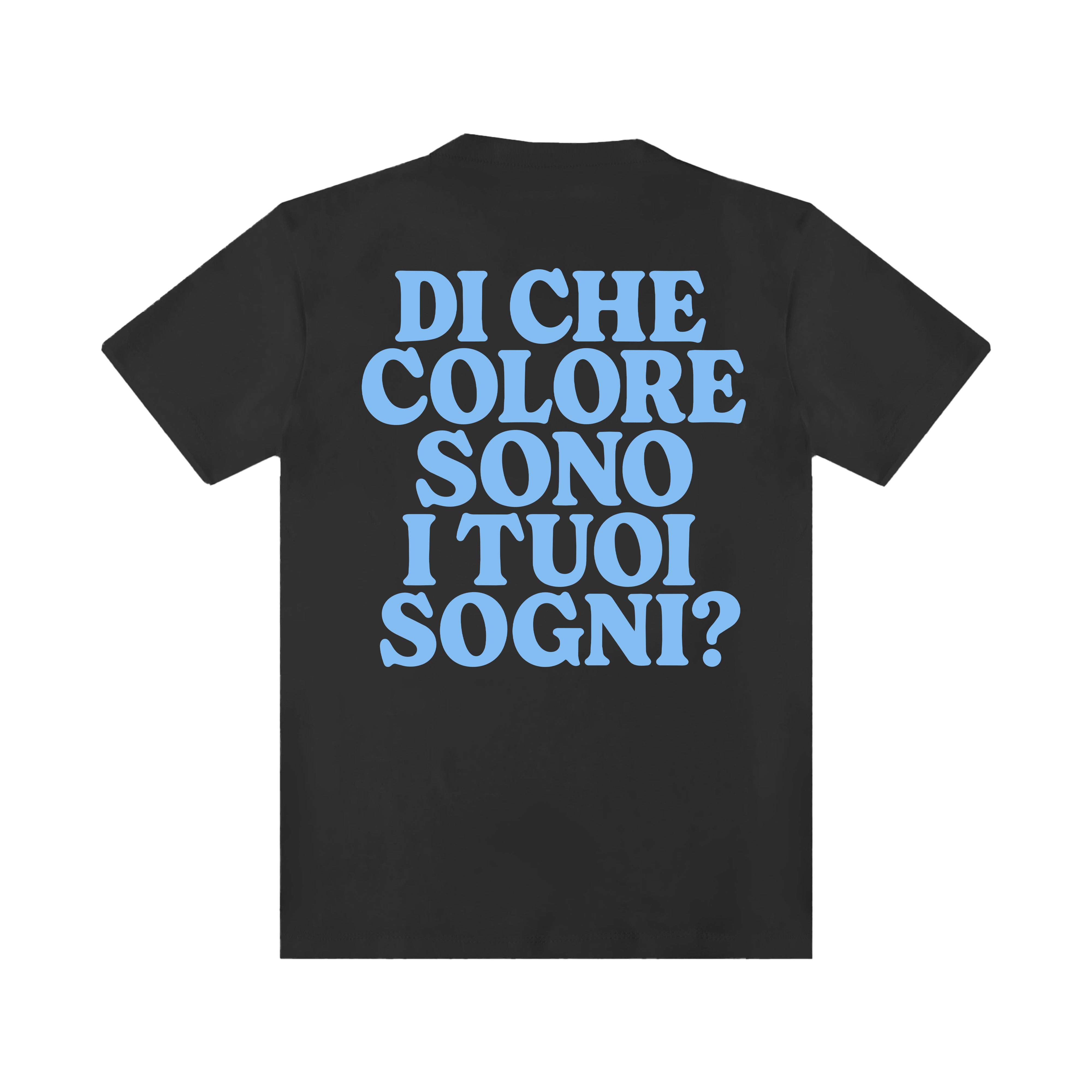 T-shirt Di Che Colore Nero retro