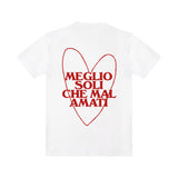 tee meglio soli che mal amati bianca di pescheria mon amour