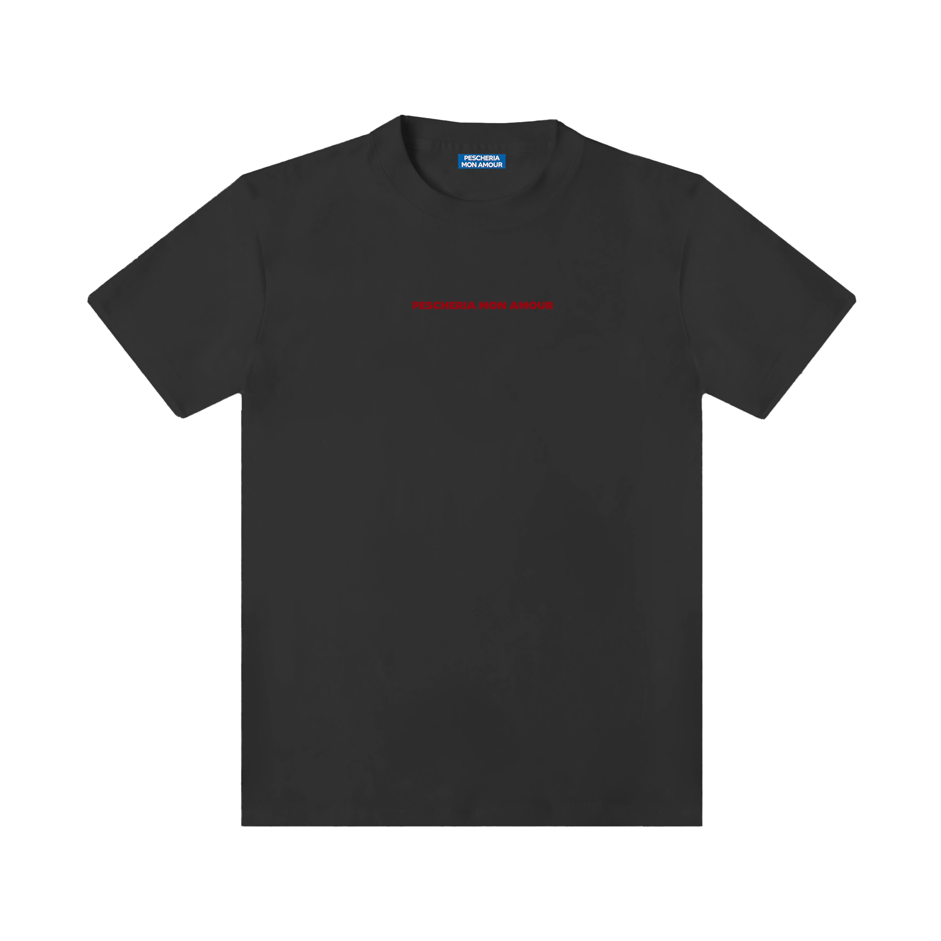 T-shirt Vino e Piantini Nero fronte