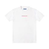 t-shirt bianca di pescheria mon amour fronte
