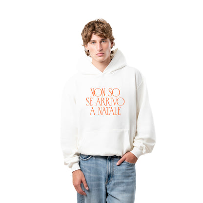 Felpa Hoodie "Non So Se Arrivo A Natale"