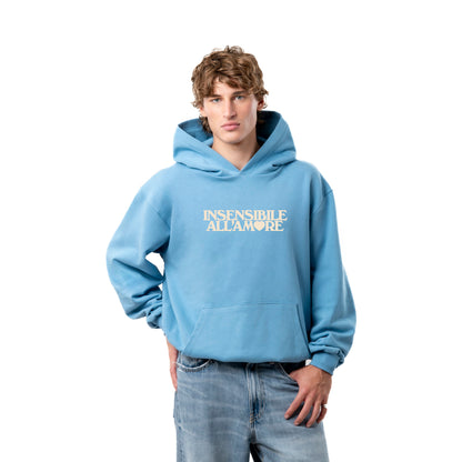 Felpa Hoodie "Insensibile All'Amore"