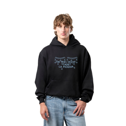 Felpa Hoodie "Pioggia Dai Miei Occhi"